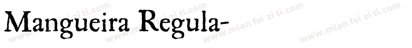 Mangueira Regula字体转换